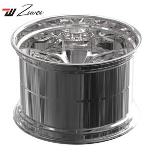 ZW <span class=keywords><strong>2</strong></span> pezzi forgiato 5x112 cerchi auto con finitura cromata personalizzata per Mercedes benz W211 W212 Audi A4 B8 A5 B10 18 19 20 21 cerchi 22 pollici - Product Image 5