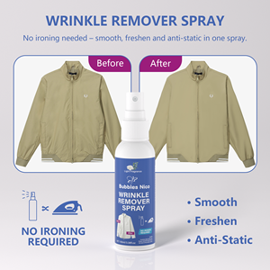 Spray Anti-Plis Marque Blanche, Adoucissant Textile, Rafraîchisseur, Sans Repassage, Éliminateur d'Odeurs, Antistatique <span class=keywords><strong>pour</strong></span> Vêtements, Vente en Gros OEM - Product Image 5