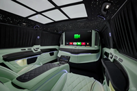 Kit de conversion intérieur VIP complet pour Mercedes Classe V W447, tableau de bord incurvé, tables doubles, sièges capitaine, lit, OEM