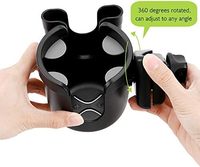 2-en-1 universel en plastique tasse et support de téléphone pour Uppababy Nuna Doona poussettes vélo scooters Scooters accessoire pour poussettes