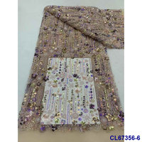 Haricots Paillettes Mode Broder Dentelle Tissu