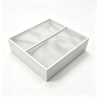Panneau en treillis métallique d'acier soudé sur mesure, estampé, blanc, revêtement en poudre électrostatique, fabrication OEM de tôles métalliques résistantes à la rouille