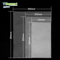 Sacs en poly plat en plastique PE-BD de grande taille personnalisé sac à poche plate transparent imperméable transparent en PE