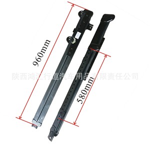 Rieles de asiento de coche modificados, riel deslizante largo de acero laminado en frío para modificación de asientos de tres plazas, ajuste de doble fila - Product Image 3