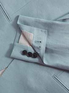 2025 hommes britannique Savile Street Style <span class=keywords><strong>chirurgien</strong></span> poignets mode <span class=keywords><strong>Costume</strong></span> simple boutonnage fête d'affaires 2 pièces <span class=keywords><strong>costume</strong></span> ensemble pour hommes - Product Image 3