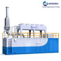 Groupe électrogène au gaz naturel CHP Industrial 1100 kW à vendre, 1375 kVA, refroidi par eau, générateur Yuchai YC16VTD1830N-D30 pour usine