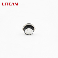 Bouton poussoir LED RVB momentané étanche en acier inoxydable Benlle 12V, éclairé par LED, 1NO, 19mm 16mm 22mm, le plus plat en métal