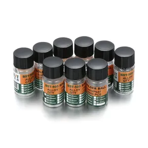 BST-505 25000 pièces/<span class=keywords><strong>bouteille</strong></span> 0,2-0,65 mm Billes de rebillage BGA au plomb <span class=keywords><strong>pour</strong></span> soudure IC Matériau d'étain Sn63/Pb37 Outils de réparation - Product Image 4