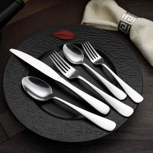 Ensemble de vaisselle de luxe en acier inoxydable pour Pizza Fromage Dessert Couteau à beurre Logo personnalisé Bas quantité minimale de commande pour Restaurant Fête Mariage - Product Image 4