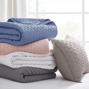 100% bông 3 mảnh bộ đồ giường đặt khách sạn nhà màu xanh trắng bồ công anh pollowcase Duvet cover <span class=keywords><strong>Set</strong></span> <span class=keywords><strong>Quilt</strong></span> <span class=keywords><strong>Set</strong></span> - Product Image 5