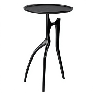 Standing Luxury Metal Side <b>Table</b> Modern Living Room <b>Bedside</b> Corner Customizable Eco-Friendly Coffee <b>Table</b> India Exporter - Product Image 1