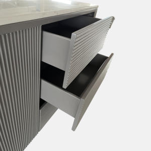 أثاث غرفة المعيشة الراقية المخصصة للمطاعم بتصميم أنيق جديد خزانة بار لتخزين النبيذ ومدخل تخزين الطعام - Product Image 5