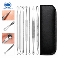Kit d'outils d'élimination des boutons en acier inoxydable argenté Safebond 2025, extracteur de boutons, certifié CE, beauté, hygiène personnelle féminine