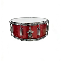 Tambourin en bois de peuplier 14x5.5 avec 8 cordières et pièces de fixation complètes pour la pratique des groupes adultes
