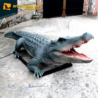 Mon Crocodile Animatronique en Silicone Artificiel AA011 pour Parc Aventure, Modèle Dino, à Vendre