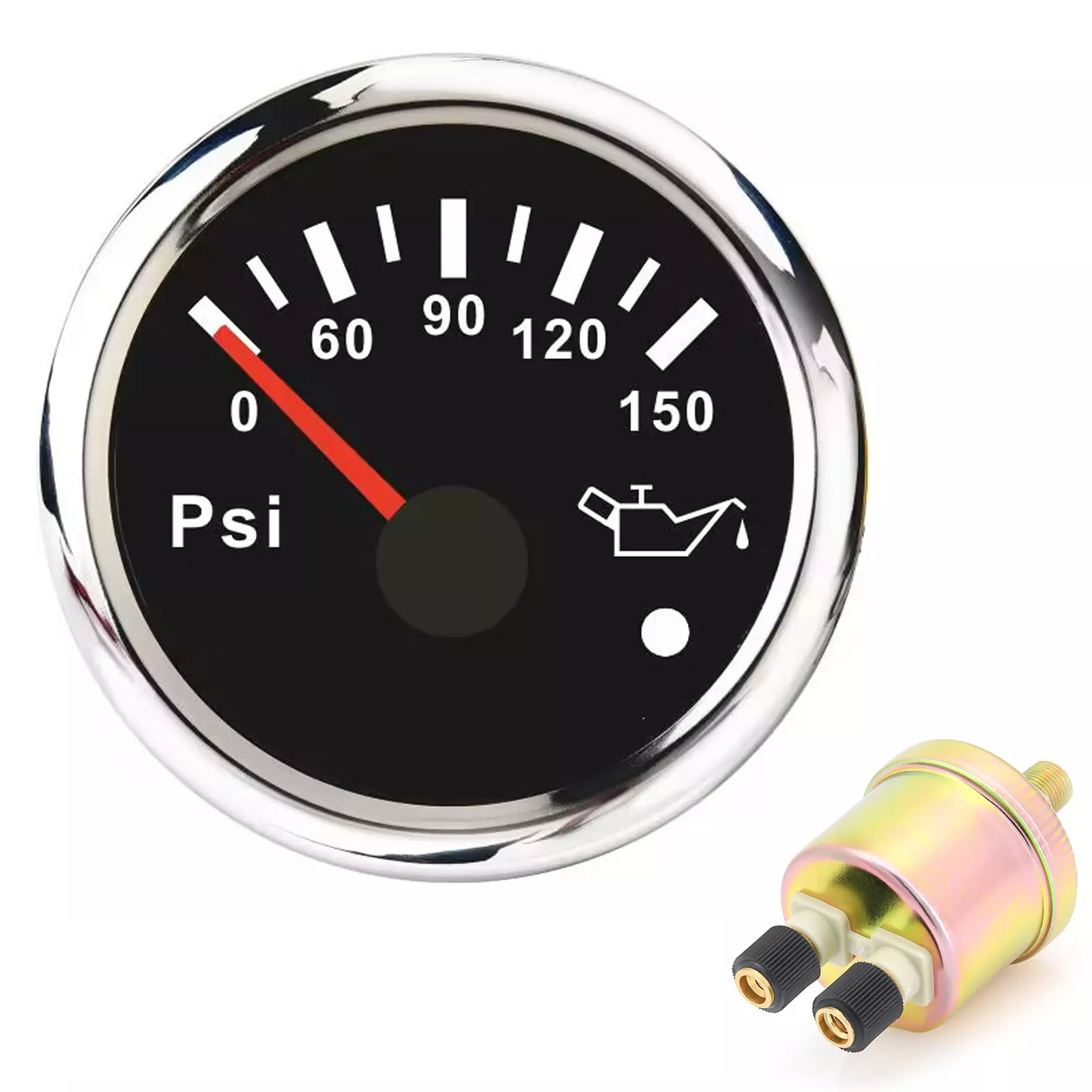 Manómetro Digital Boost De 52 Mm, 0 A 30 Psi, 7 Colores | Meses Sin Interés