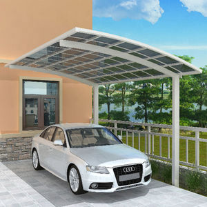 Abri double pour voiture en alliage d'aluminium, résistant aux intempéries, aux UV et à l'eau, pour extérieur, garage, entrepôt, cour, jardin, terrasse, villa - Product Image 4
