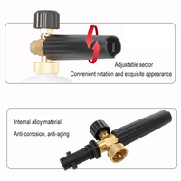 Lance de canon à mousse professionnelle de qualité commerciale pour allée en béton, trottoir – Solution de lavage haute pression