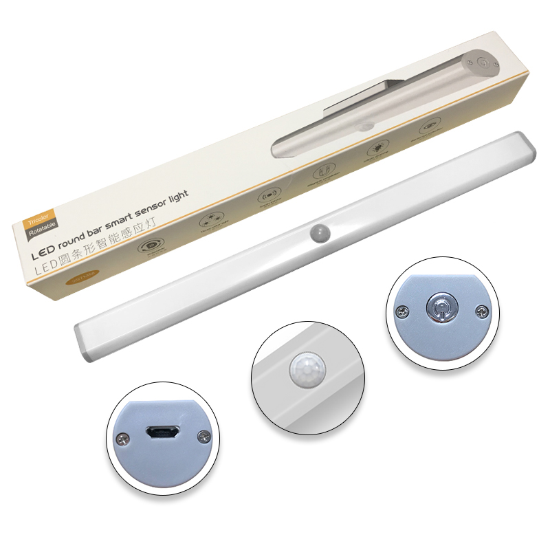 2021 New Item Rechargeable LED Closet Light Motion Sensor Under Cabinet Light Use for Closet Cabinet Wardrobe