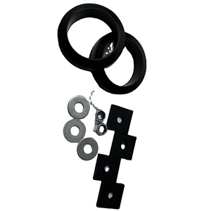 Kit de connecteurs flexibles métalliques Manny 3001500623 pour compresseurs industriels, moteurs, filtres à air/huile - Neuf - Product Image 1