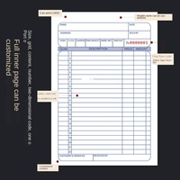 Carnet de commandes, de reçus et de bons de livraison autocopiants personnalisés pour la promotion sur le marché américain