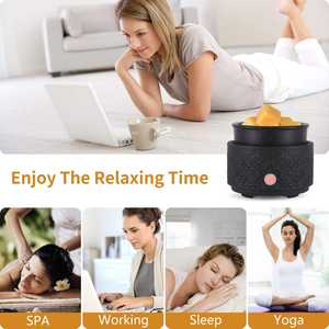 Beeman chauffe-bougie électrique brûleur <span class=keywords><strong>à</strong></span> mazout en céramique brûleur <span class=keywords><strong>à</strong></span> cire de soja fondu en métal pour un usage domestique prise américaine Standard - Product Image 3