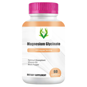 OEM Magnesium Glycinate Capsule with Black Pepper Fruit Extract Digestive Support Hormonal Balance <b>Supplement</b> - Product Image 1