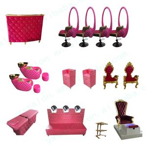 Silla de salón secadora de 3 asientos, color rosa, alta calidad, Popular, <span class=keywords><strong>2021</strong></span> - Product Image 4