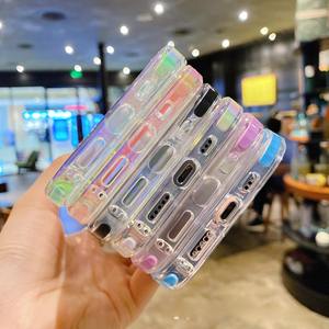 Funda Compacta para <span class=keywords><strong>iPhone</strong></span> 13 <span class=keywords><strong>Mini</strong></span>, Acrílico, TPU, TPE, Antideslizante, Color Plateado, Resistente a Golpes, Antihuellas, Resistente al Desgaste, Delgada - Product Image 6