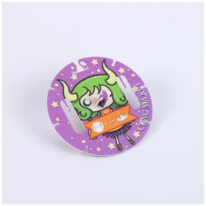 Usine directement vente dessin animé Tazos dessin animé rond en plastique 3d Tazo dessin animé Pogs Tazo Puzzle fabricant - Product Image 3