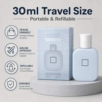 Flacon pulvérisateur de parfum en verre carré plat de luxe de 30 ml en gros avec boîte, ensemble d'emballage de parfum vide personnalisé, atomiseur rechargeable
