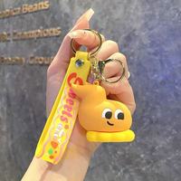Pendentif alimentaire simulation nouveauté en caoutchouc Burger frites porte-clés breloque voyage voiture porte-clés Mini jouet durable écologique