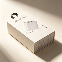 Boîte d'emballage en papier pour accessoires de téléphone, chargeur, câble, emballage personnalisé pour chargeur de téléphone électronique, vente en gros