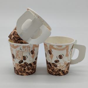 Vasos Desechables Ecológicos y Reciclables de Pared Simple para Café y Comida para Mascotas con Tapa, Logotipo Personalizado, Papel Kraft 100% de Grado Alimenticio - Product Image 3