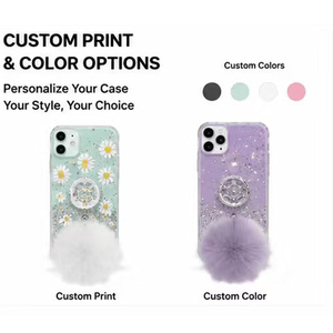 เคสโทรศัพท์มือถือดีไซน์หรู TPU กลิตเตอร์สำหรับ A51/A71/A50/A21S/A31/S20 FE/S21อัลตร้า/S10 - Product Image 6