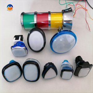 Pulsanti di vendita di fabbrica per macchine da gioco con luce a led rotondi pulsanti per macchine da gioco di abilità - Product Image 1