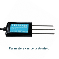 Sensor Kelembaban Tanah, Suhu, dan Kelembapan Udara Pertanian Cerdas RS485 Modbus untuk Pemantauan Pertanian IoT