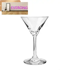 Harga Murah Grosir Dinding Ganda Tempered Champagne Glass Personalized Bar Martini Glass Margarita Cocktail Glass