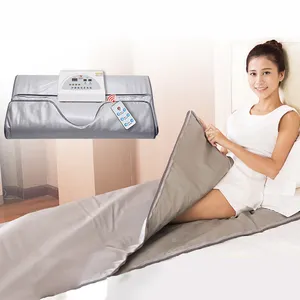 2024 Portable Shaping Detox Infrared Sauna Blanket 3 Zones Massager Weight Loss Expel Cold Moisture Removal Thermal Blanket