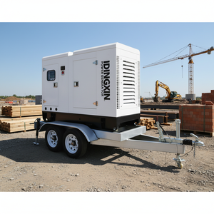 เครื่องกำเนิดไฟฟ้า 20kw 30kva 40kva 50kva 100kva 150kva พร้อมเครื่องยนต์ รถพ่วง เครื่องกำเนิดไฟฟ้าเคลื่อนที่แบบเงียบ รุ่น DX24WC-2~DX150WC-2 - Product Image 2
