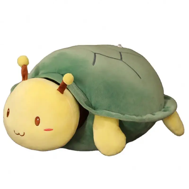 Customize big size green sea turtle soft stuffed plush toy animal shape plush pillow