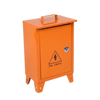 Boîtier de distribution d'énergie industriel portable extérieur vide avec serrure intelligente, armoire électrique étanche IP65 300A 230V 8