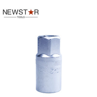 Newstar – Jeu de douilles à cliquet professionnelles de haute qualité CRV 1/2'' 1/4'' pour bricolage, profondes, en boîte de fer rouge, chromées noires, personnalisables OEM