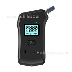 เครื่องวัดแอลกอฮอล์แบบพกพา รุ่น 806 สีดำ พร้อมหน้าจอดิจิตอลเพื่อการตรวจจับอย่างรวดเร็ว - Product Image 1