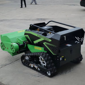 Tondeuse à gazon à chenilles autotractée à essence et diesel, 36 lames en Y, télécommande, tondeuse à fléaux pour <span class=keywords><strong>herbe</strong></span> <span class=keywords><strong>haute</strong></span>, poignée télescopique DIY - Product Image 4