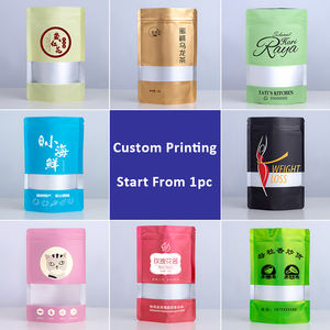 ถุงซิปล็อคแบบตั้งได้ ผลิตจากไมลาร์สีดำ ปิดผนึกด้วยความร้อน พิมพ์โลโก้ตามสั่ง สำหรับบรรจุภัณฑ์ - Product Image 6