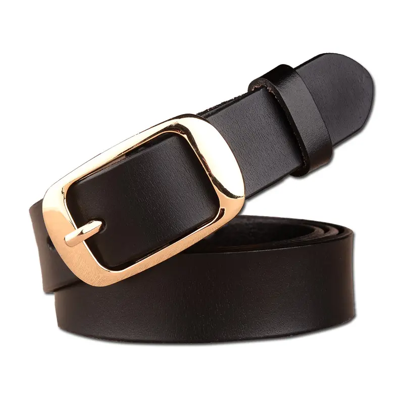 Hot lady leather belt women leather belt decoration fashion versatile belt