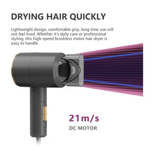 Voyage portable avec 2 vitesses et réglage de la chaleur Concentrateur en plastique Séchage rapide Sèche-<span class=keywords><strong>cheveux</strong></span> pliant professionnel à faible bruit - Product Image 3