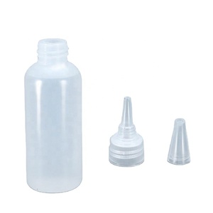 High Quality 120ml Soft Squeeze Bottle Glue Plastic Soft Squeeze Long Spout Bottle With Screw <b>Cap</b> - Product Image 3