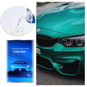 Cung cấp ô tô retouch trong suốt cao Rắn 2K clearcoat 2:1 tự động sơn rõ ràng lớp phủ màu - Product Image 2